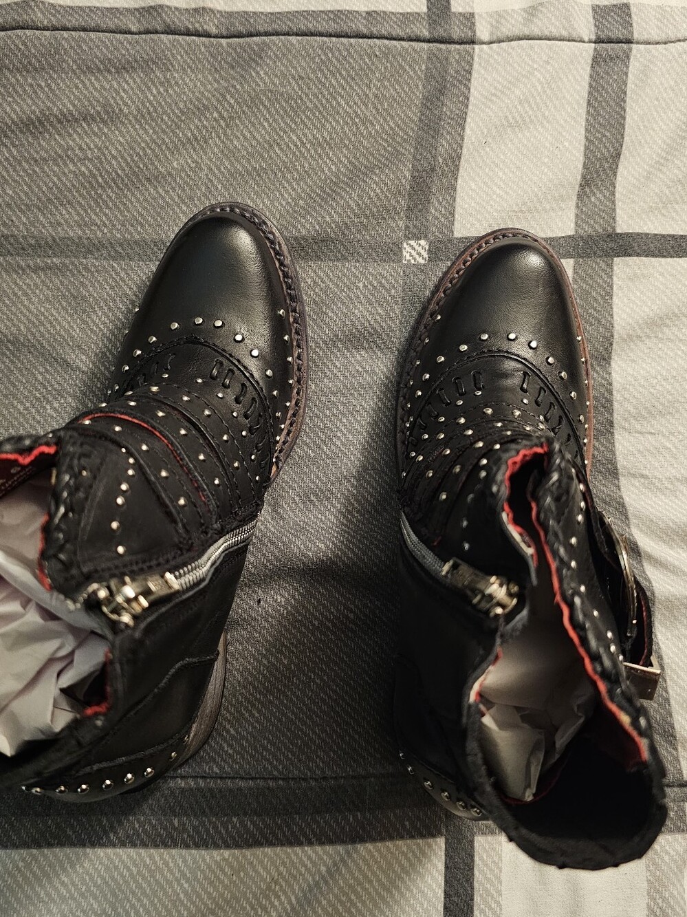 Freebird Savanna Black Boots Size 6 - Picture 6 of 7